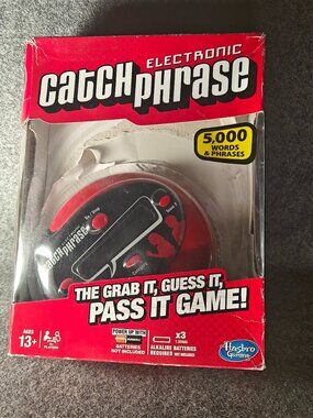 Hasbro Electronic Catch Phrase 2013 Handheld Game NEW Box Aged Packaging